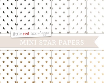 Carte digitali Mini Star, sfondi naturali per scrapbooking, sfondi vintage, decorativi, carini, design grafico, per piccoli usi commerciali