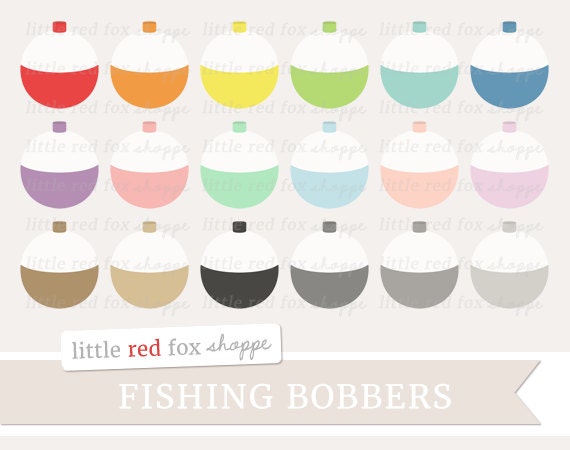 Fishing Bobber Clipart, Fishing Lure Clip Art Fishing Clipart Fathers Day  Nautical Ocean Cute Digital Graphic Design Small Commercial Use -   Canada