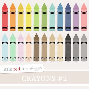 Crayon Clipart, School Supplies Clip Art Pencil Teacher Teaching Classroom Pen Education Cute Digital Graphic Design Small Commercial Use