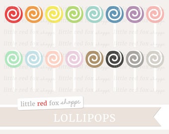 Lollipop Clipart, Candy Clip Art, Easter Clipart, Easter Candy Clipart, Candy Clipart, Cute Digital Graphic Design Small Commercial Use