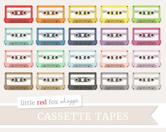 Cassette Tape Clipart, Music Clip Art, Radio Clipart, Musical Clipart, Vintage Tape, Cute Digital Graphic Design Small Commercial Use