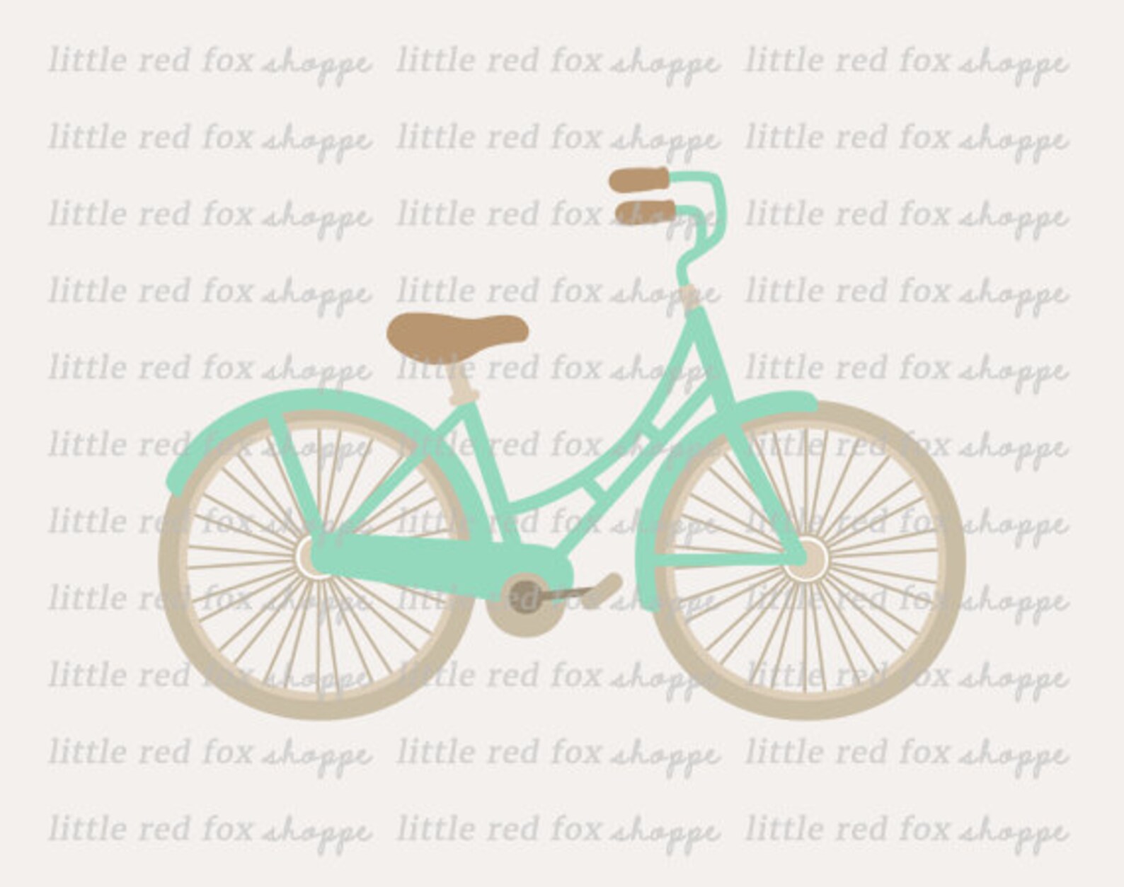 Vintage Bicycle Clipart Retro Bicycle Clip Art Wedding - Etsy