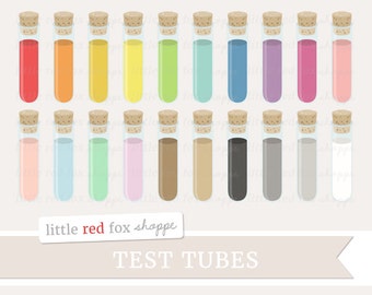 Test Tube Clipart, Science Clip Art Laboratory Lab Medical Medicine Health Doctor Icon Cute Digital Graphic Design Small Commercial Use