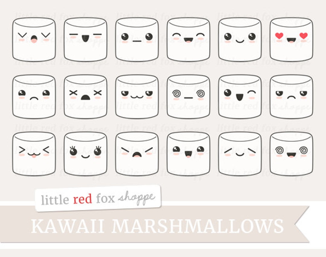 Kawai Cute Expression Set, Expression, Clip Art, Kawai PNG Transparent  Clipart Image and PSD File for Free Download