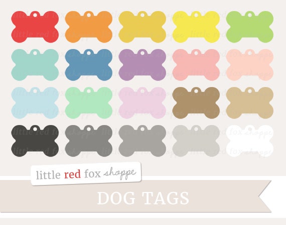 Blank Dog Tags Clip Art Blank Printable Pet Tag Dog