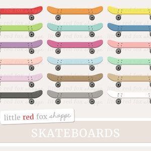 Skateboard Clipart, Skating Clip Art, Sports Clipart, Skate Clipart, Board Clipart, Icon Cute Digital Graphic Design Small Commercial Use