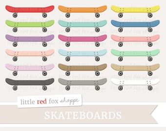 Skateboard Clipart, Skating Clip Art, Sports Clipart, Skate Clipart, Board Clipart, Icon Cute Digital Graphic Design Small Commercial Use