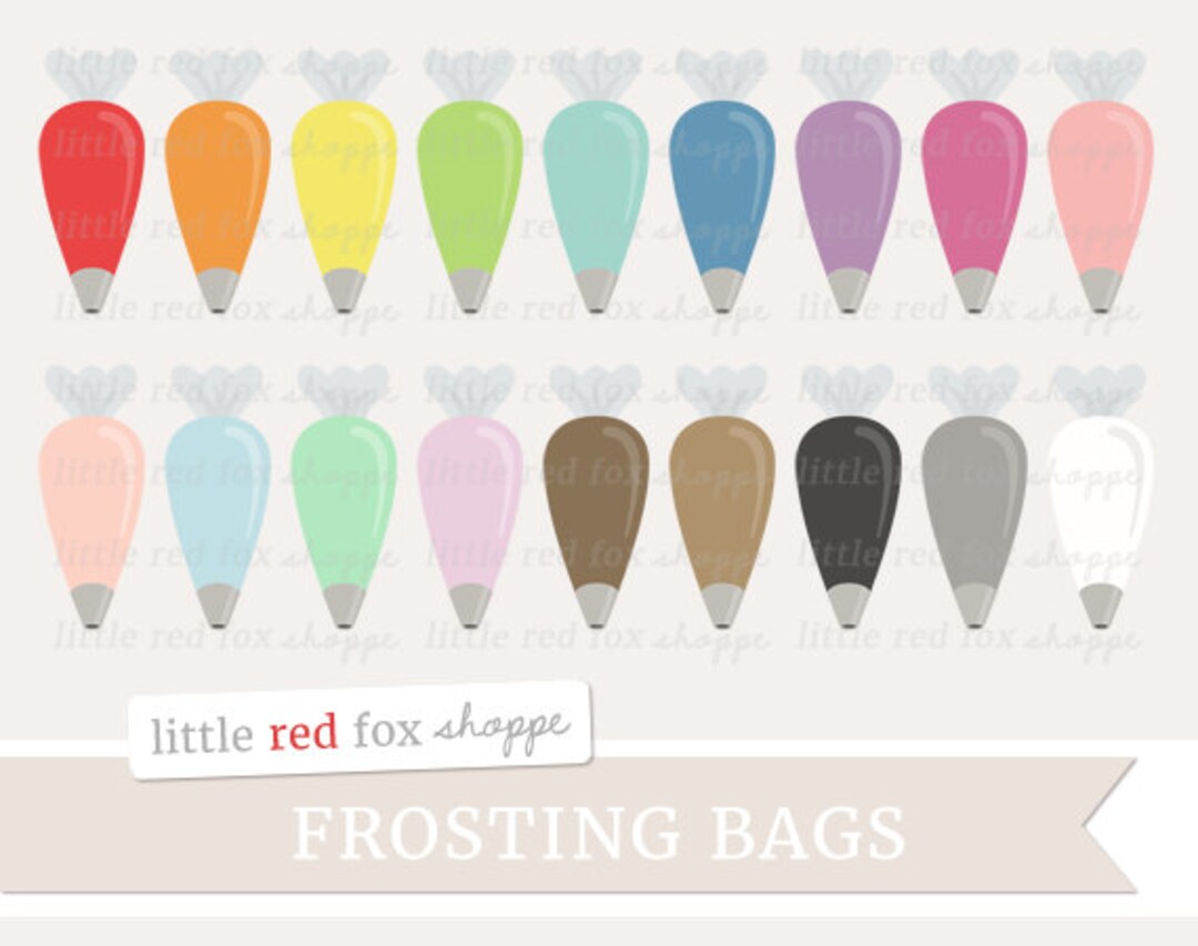 Frosting Bag Clipart, Baking Clip Art Piping Bag Icing Bag Kitchen Chef