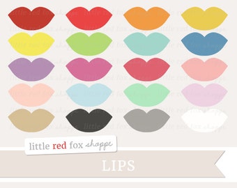 Clipart labbra, trucco Clip Art Rossetto Make Up Kiss Beauty Cosmetics Lip Gloss Chapstick Cute Digital Graphic Design Piccolo uso commerciale