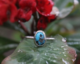 Sleeping Beauty Turquoise | 925 Sterling Silver | Size 5