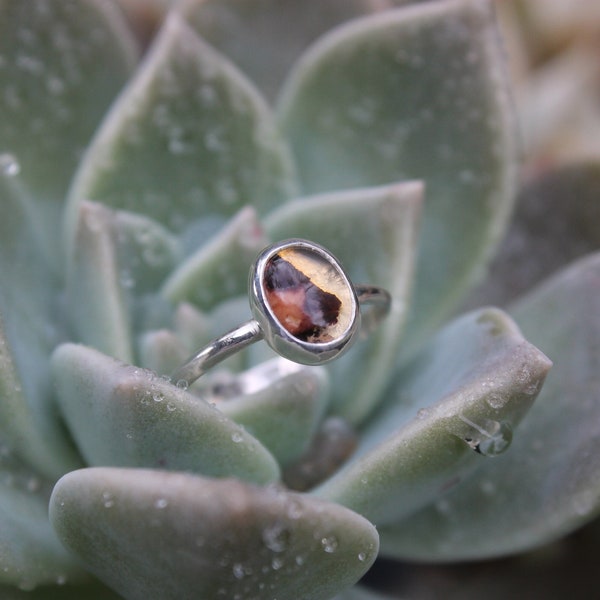 Mexican Opal | Jelly Opal Ring | Sterling Silver Ring