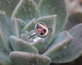 Mexican Opal | Jelly Opal Ring | Sterling Silver Ring