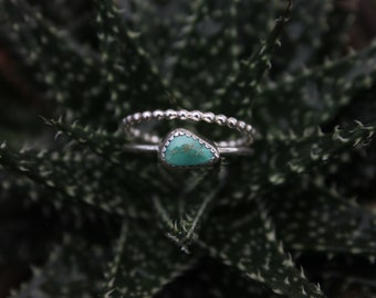 Royston Turquoise Ring Set | Sterling Silver Turquoise Ring