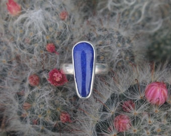 Lapis Lazuli | 925 Sterling Silver Ring | Size