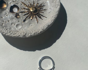Beaded Septum Ring | Sterling Silver Septum | .999 Fine Silver