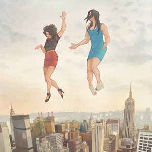 Four and Three and Two and One (One!) - Print (inspired by Broad City)