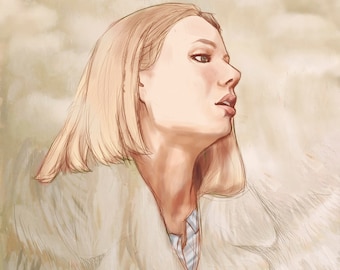 Margot, Art Print - 11" x 14" (inspired by The Royal Tenenbaums)