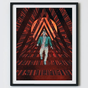 Total Recall art print - The Walls of Reality (11x14 inches)