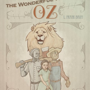 Wizard of Oz Art Print, light version