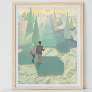Are the Cones a Metaphor? - Art Print (inspired by Parks and Rec)
