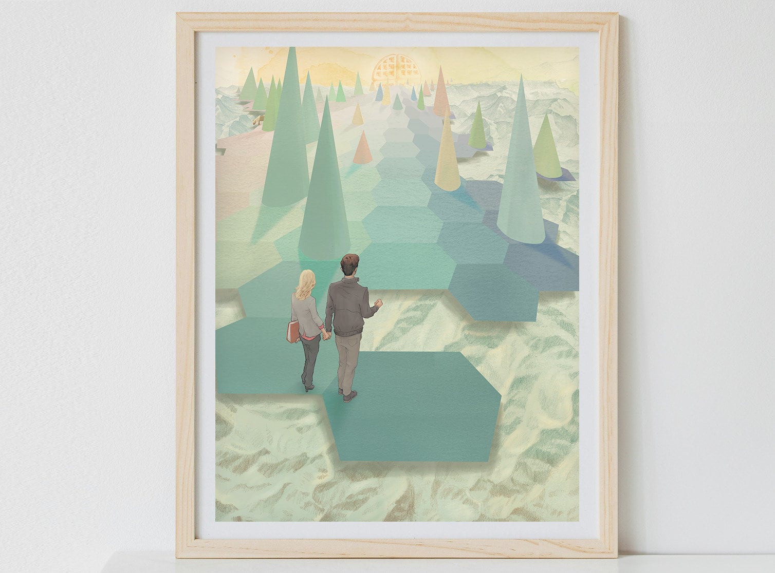 Are the Cones a Metaphor? - Art Print (inspired by Parks and Rec)