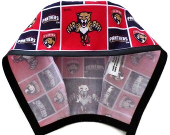 Men's Florida Panthers Panthers Unlined  Surgical Medical  Scrub  Hat, Optional Sweatband