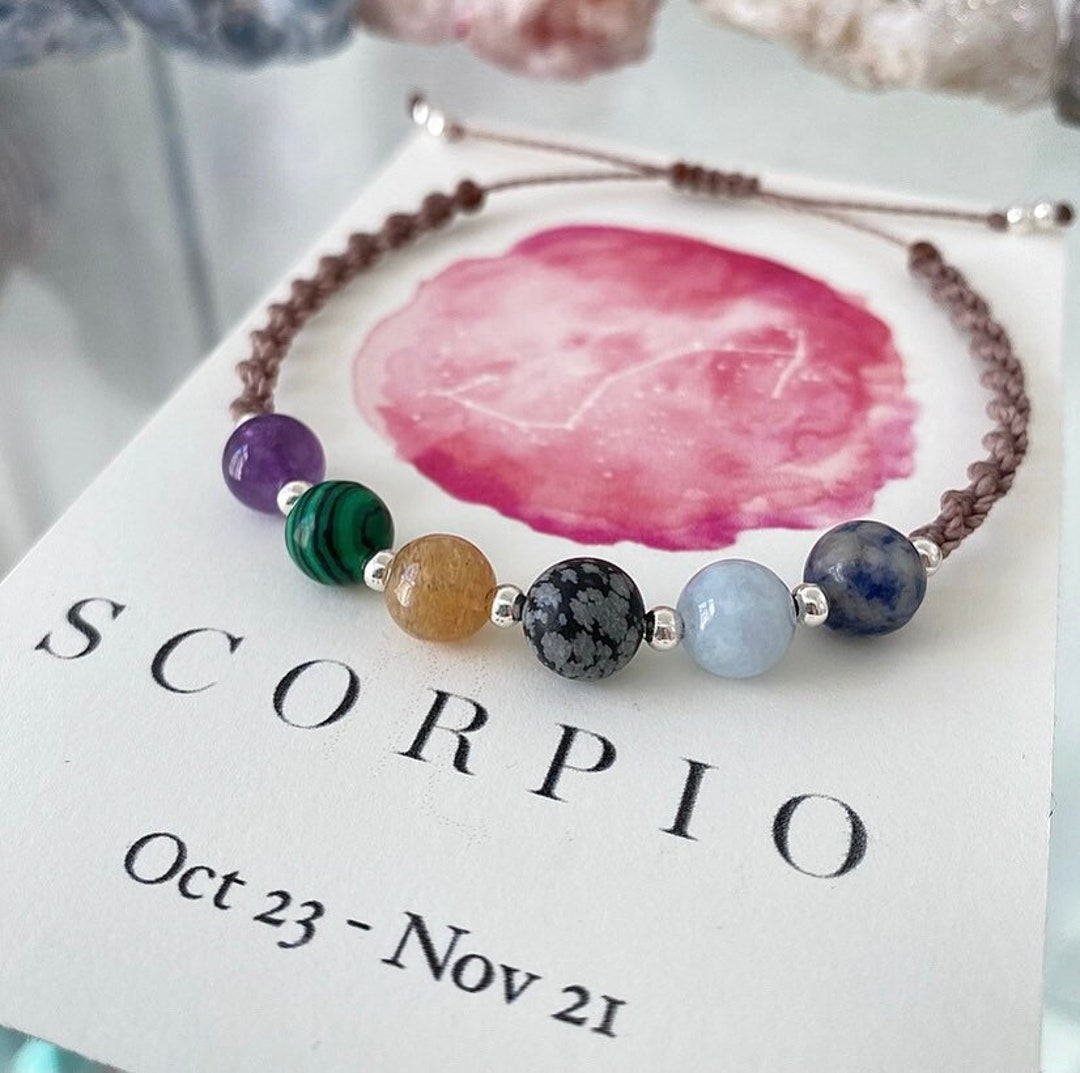Scorpio bracelet, horoscope bracelet, constellation bracelet, zodiac jewelry,  horoscope jewelry, libra jewelry, zodiac bracelet, 12 constellation bracelet  | Wish