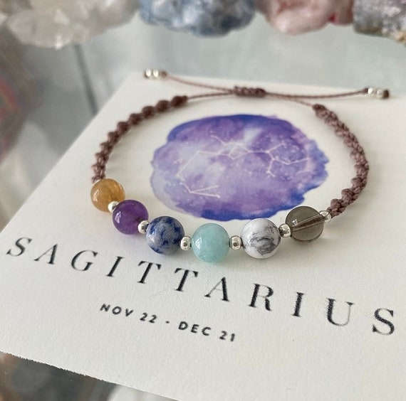 Zodiac Collection - Silver Sagittarius Bracelet (Nov 22 - Dec 21) – Arinna  Jewelry