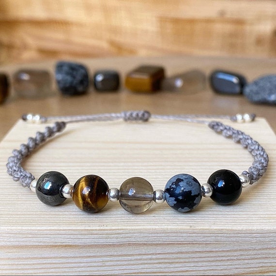 Crystal Agate Bracelets Triple Protection Bracelet - For Protection - Bring  India | Ubuy