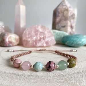 HEART CHAKRA - Crystal Chakra Healing Bracelet - Chakra Jewellery Gifts - Heart Healing - Crystal Gifts
