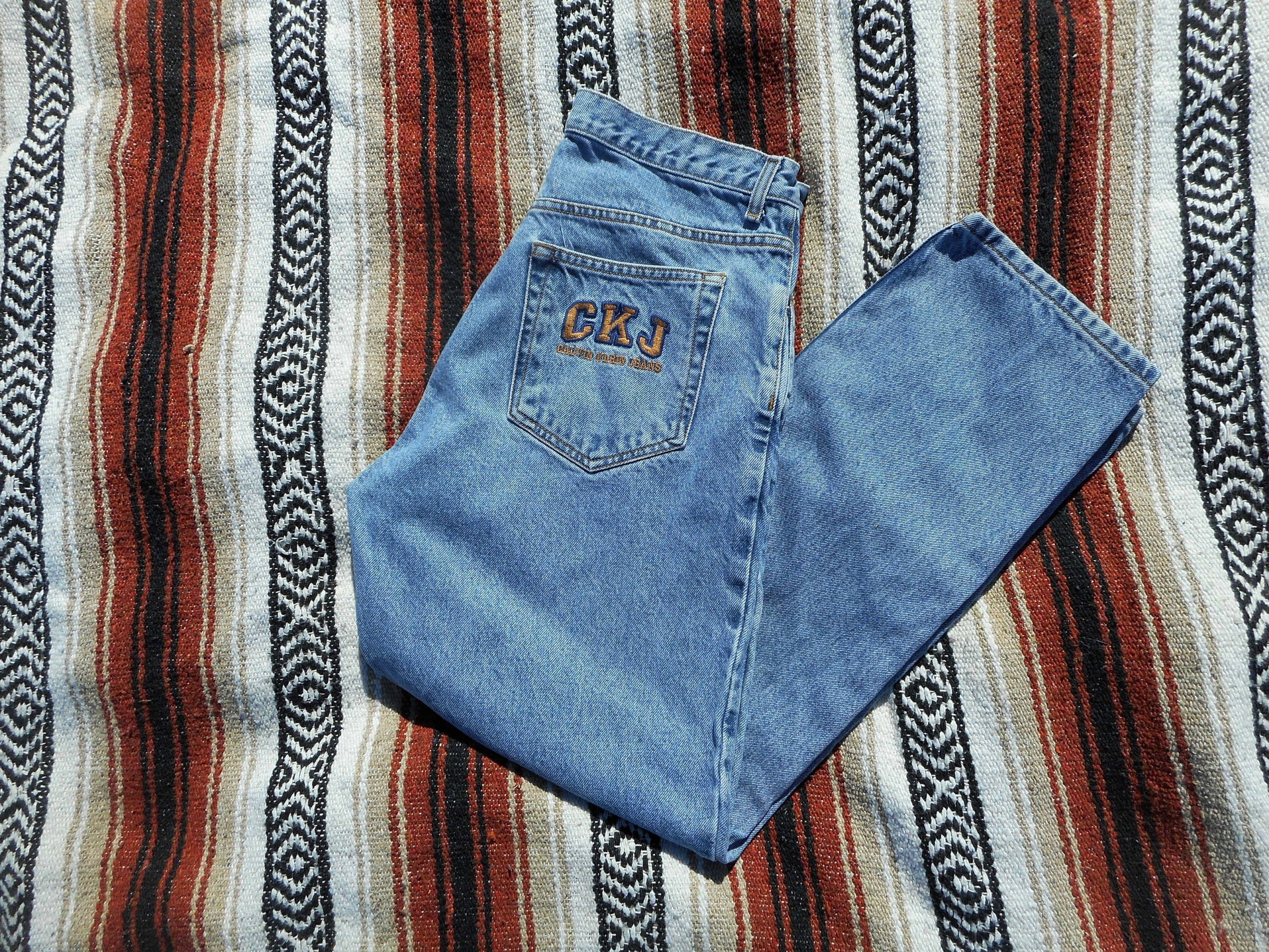 vintage calvin klein jeans sizing