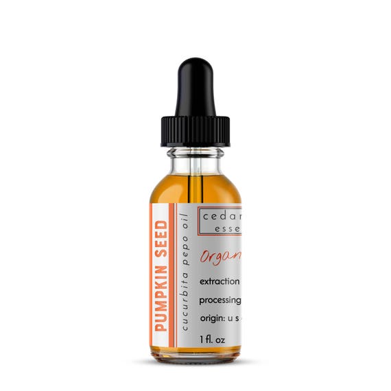 Organic Pumpkin Seed Oil- Cold Pressed - Hair Serum- Natural Skin Care