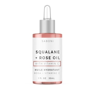 Squalane + Rose Oil with Vitamin C Moisturizing  Serum