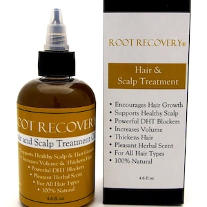 Root Recovery ® - Hair Growth Oil - Scalp Treatment - DHT Blocker - Anti Hair Loss Formula- Alopecia - for Man or Woman