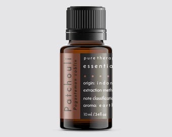 Óleo Essencial de Patchouli Envelhecido - 100% Puro e de Grau Terapêutico para Aromaterapia, Difusor e Perfume