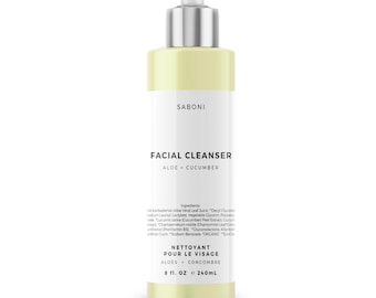 Bio Aloe und Gurke Schäumen Gesichtswäsche und Reinigungsmittel für empfindlich gegen normale Haut