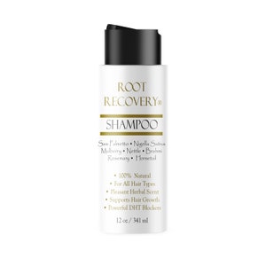 Root Recovery® Ayurvedic Hair Growth Stimulating Shampoo with DHT Blockers, Anti Hair Loss and Alopecia Formula, Man or Women