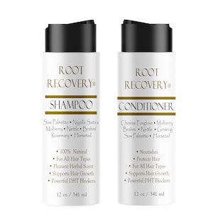 Root Recovery Shampoo and Conditioner Set: DHT Blockers, Hair Growth