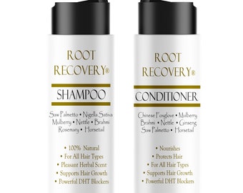 Root Recovery Shampoo and Conditioner Set: DHT Blockers, Hair Growth