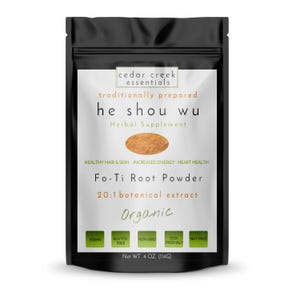 Fo-ti Root Extract Powder Organic| He Shou Wu 20:1 Extract Concentrate | Traditionally Prepared | 100% Natural Herbal Supplement 4oz