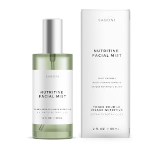 Nutritive Facial Mist: Fruit Enzymes, Botanical Blend, Facial Toner - 2 fl. oz