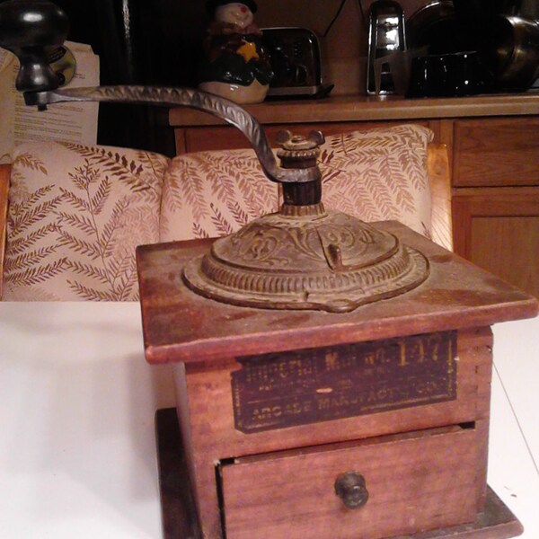 Antique Imperial Arcade Coffee Grinder