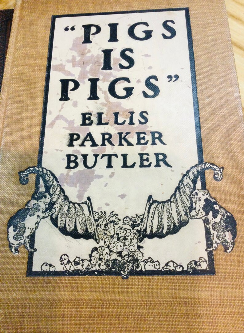 Vintage Book Pigs is Pigs de Ellis Butler Parker Etsy