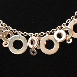 Steel Washer Choker Necklace (set)