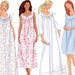 Butterick 6838 Sewing Pattern Misses Very Loose Fitting Nightgown in Three Lengths sz XS-M or L-XL Uncut