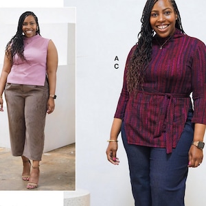 May include: A set of three ceramic mugs with a speckled, cream-colored glaze. Each mug features a different hand-painted floral design in shades of blue, green, and yellow. The mugs have a simple, rounded shape and a comfortable handle.