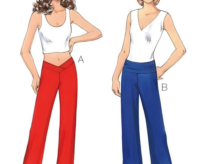 Kwik Sew 3443 Sewing Pattern for Misses Close Fitting Pull-on Knit ...
