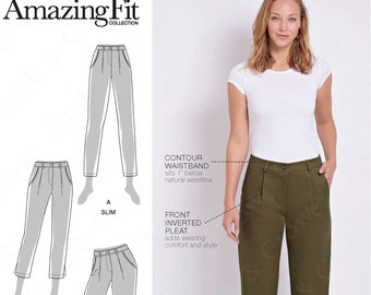 Simplicity S8842 Sewing Pattern Misses Amazing Fit Pants in 2 Lengths ...