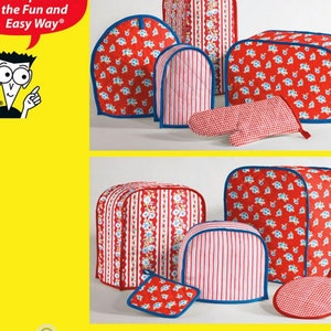 Simplicity 2753 Sewing Pattern for Appliance Covers Pot Holders and Mitt Dummies Series Easy Uncut