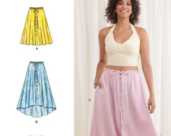 Simplicity S9742 Sewing Pattern Misses Button Front Dresses in Three ...